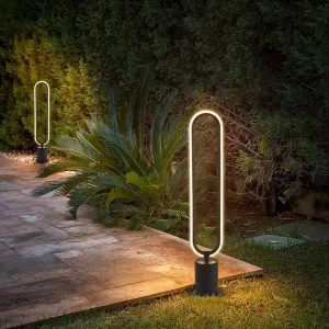 IP65 Waterproof Solar LED Lawn Light with High CRI AC85V-265V Angle for Outdoor Stairs Balcony Garden Lighting