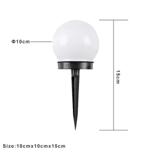 IP65 Waterproof Solar LED Lawn Light with Lithium Battery for Outdoor Gardens and Courtyards