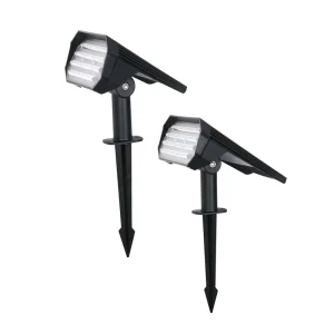 IP65 Waterproof Solar LED Spotlight 28PCS Adjustable Angle Solar Stake Spike Light Landscape Lawn Ground Lamp for Courtyard