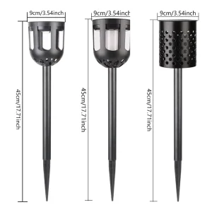 IP65 Waterproof White Light yellow Light RGB Solar Ground Plug Light Outdoor Garden Landscape Solar Atmosphere Light