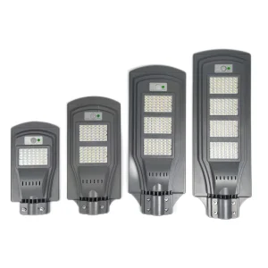 IP65 rated ABS Solar Battery 3.2V 20000mAh Gray LED Motion Sensor 2 Year Warranty Solar Street Light