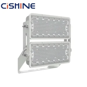 IP66 200W 500W 1000W 1500W 2000W IP66 Aluminum LED Floodlight 150lm/W Warm 5700k White Sport Lighting 0-10V Dimming