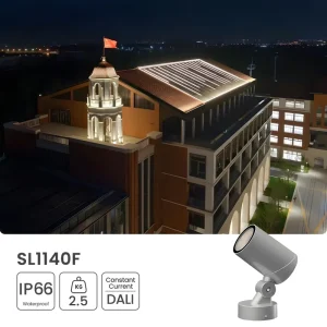 IP66 LED Cob Landscape Floodlights 30W 20W Aluminum High Bright AC Warm White Waterproof Outdoor Spotlights Remote Control