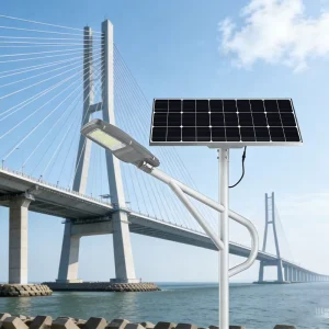 IP66 LED Solar Street Light with Heat Dissipation for Coastal Corrosion-Resistant Lighting