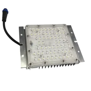 IP66 LED Street Light Module 50W 60W Waterproof Aluminum Optical PC 48V DC 5 Year Warranty Outdoor Street Lighting 120lm W