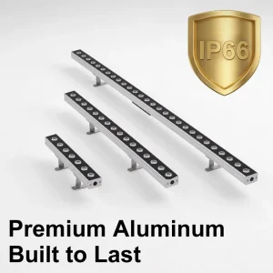 IP66 Outdoor RGBW 24W Waterproof LED Linear Wall Washer Light for Building Facades Manufacturer