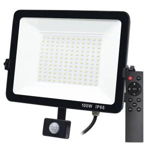 IP66 Outdoor Security Floodlight 10000lm 100w Motion Sensor Led Flood Light For Home Path Garden Door Garage Lights