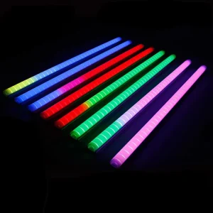 IP66 Outdoor Waterproof LED RGB Tube Digital Building Decorative Light RGB Guardrail Tube Programmable DMX RGB 12V 24V 220V