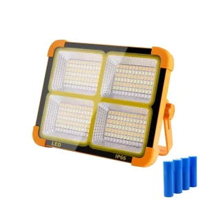 IP66 USB Rechargeable Small Warm White LED Flood Light Powered Warehouse Outdoor Camping Emergency Use