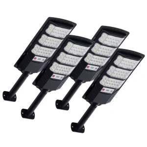 IP66 Waterproof 200W 300W 400W 500W Integrated ABS Solar Street Light for Outdoor Use in Villages Roads Parking Lots
