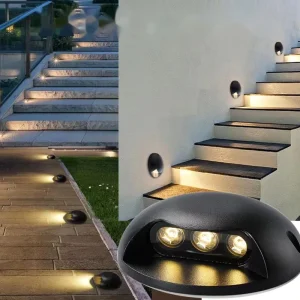 IP66 Waterproof 3W Landscape Outdoor Beam Pathway LED Stair Step Walk Over Lights