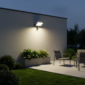 IP66 Waterproof AC Outdoor Wall Lights Dusk to Dawn 30W 50W 100W Automotive LED PIR Motion Sensor Flood Light Garden Garage Gate