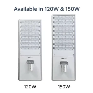 IP66 Waterproof All in One Solar AC DC Battery LED Street Light 5 Year Warranty High Lumen Multi Color Temperature 5000K