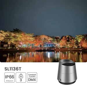 IP66 Waterproof Aluminum 60W LED Flood Light Adjustable Beam Angle Remote Control CRI 80 3-Year Warranty for Garden Landscape