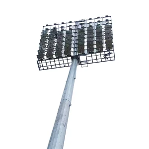 IP66 Waterproof Galvanized Steel LED High Mast Floodlight for Port, Airport Runway, Harbor, Stadium, and Highway Lighting