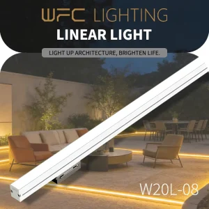 IP66 Waterproof LED Wall Washer for Landscape Lighting, Aluminum Body, Outdoor Linear Wall Lamp
