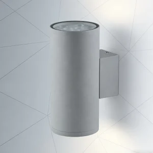 IP66 Waterproof Modern Aluminum Cylinder Double Head Outdoor Garden Wall Lamp 10W LED ETL Certified ROHS 85 265V 3000K Tempered