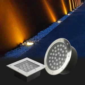 IP66 Waterproof Remote Control High CRI 90 3 Year Warranty Inground Recessed Outdoor Landscape Deck Garden Underground Light
