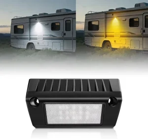IP67 5inch 12v LED RV Exterior Light Bright White Aluminum Outdoor Porch Light Flood Beam Roof Lamp for Trailers Truck Camper