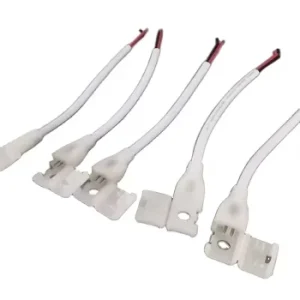 IP67 6x12mm Neon Flex Lighting Accessories Quick Connect 2 Pin Solderless for Easy Installation