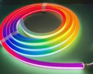 IP67 Injection Modeling Seamless Neon Lights Uniform Luminous RGBIC Neon WS2811 Tube LED Strips Lights for Hotel Lighting