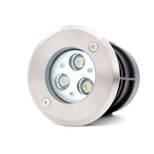 IP67 RGB Color Outdoor Floor Ground 3W LED Round Underground Light