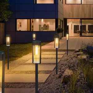 IP67 Solar Retro Decorative Pathway Garden Light Waterproof Outdoor Courtyard Landscape Lamp OEM Bulk Order