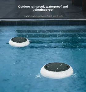 IP67 Solar Water Floating LED Lights Remote Control ABS+PC Outdoor Garden Swimming Pool Floating Atmosphere Decor Lamp