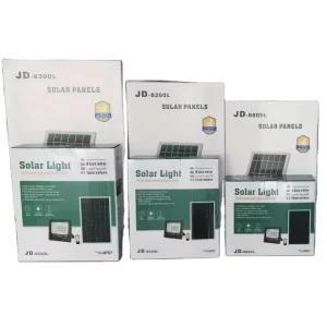 IP67 Waterproof 10000 Lumens LED Outdoor Street Home 200W JD-8200L Solar Flood Light with Remote Control