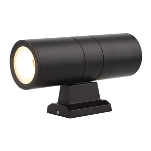 IP67 Waterproof 12W Aluminum LED Outdoor Wall Light Cylinder Double Head Sconce for Garden Villa Exterior