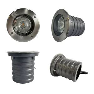 IP67 Waterproof 12W LED Stainless Steel Underground Light with Remote Control for Deck and Inground Recessed Floor