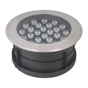 IP67 Waterproof 12W RGBW LED Underground Light Aluminium Recessed Inground Light for Garden Landscape Outdoor