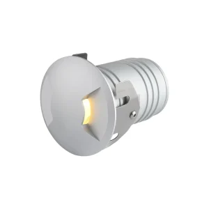 IP67 Waterproof 3W 1 Way Underground Lamp with Glass Body Round Buried Garden Step Light for Landscape Outdoor Use