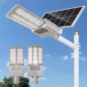 IP67 Waterproof 400W 500W Aluminum 6V 40W 50W Panel Lithium Battery SMD Split LED Solar Street Light Remote Control