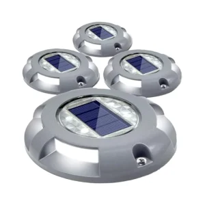 IP67 Waterproof Cast Aluminum LED Solar Street Light for Coastal Deck Boardwalk Outdoor Garden CE EMC Certified Small