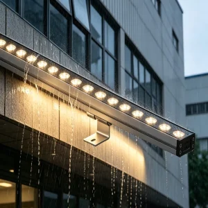 IP67 Waterproof DC24V Outdoor Aluminum LED Facade Architectural Building Wall Washer Light 6000K Daylight Ra80