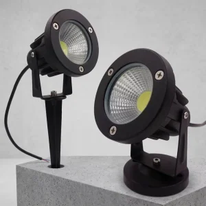 IP67 Waterproof Outdoor LED Lens Accessory Landscape Stick Stake Spotlight for Garden Driveway Pathway Warm White Pure White