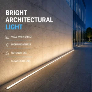 IP67 Waterproof Outdoor Linear Inground Light Seamless Joint 6063 Aluminum Walkway LED Driveway Lamp 12W 18W 24W D2440 48