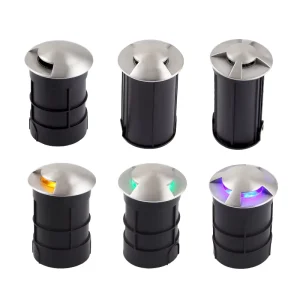 IP67 Waterproof RGB Colorful 3W 1W 12V Outdoor Lighting for Landscape Gardens Paths Decks for Park Uplights Garden