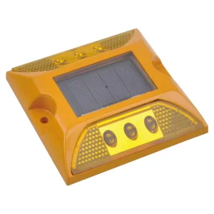 IP68 Solar Road Stud Light Waterproof 6-LED RGB Flashing Aluminum Reflective Traffic Safety Marker