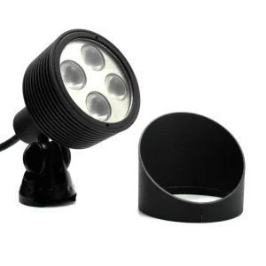 IP68 Waterproof Copper LED Landscape Garden Light Outdoor Flood Spot Lights Black Underwater 3 Year Warranty CE FCC Certified