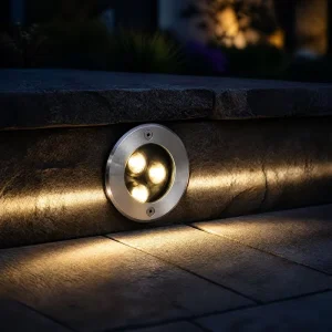 IP68 Waterproof LED Underground Outdoor Floor Recessed Lights Deck Inground Step Ground Buried Lamp 24V 12V 3000K