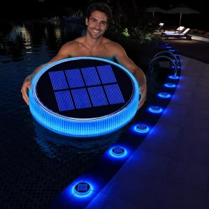 IP68 Waterproof Plastic Solar LED Garden Step Light Driveway Path Street Lamp with 360 Beam Angle Battery Powered Customizable