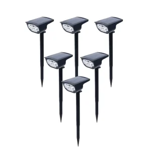 IPX5 Waterproof Outdoor Solar LED Landscape Spotlights for Garden and Yard