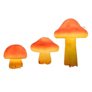 Illuminated LED Resin 3D Mushroom Shape Lamp Villa Outdoor Garden Lawn Landscape Motif Light for Christmas Decorations