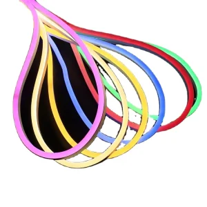 Indoor Home Decor IP67 Waterproof RGB Neon Strip Light 5m Soft LED Remote Control Varies Colorful CCT Blue Green Yellow Hotels