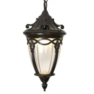 Indoor/Outdoor Aluminum E27 10W Waterproof Suspension Ceiling Light for Balcony and Corridor