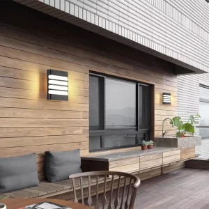 Indoor Outdoor Damp-Proof Surface-Mounted LED Bulkhead Ceiling Wall Lamp IP65 20W Square