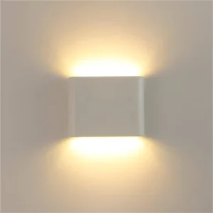 Indoor/Outdoor LED Wall Lamp, Aluminum, Waterproof, Up-and-Down, 6W/12W