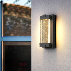 Indoor Outdoor Modern LED Wall Mounted Light Waterproof Bubble Glass IP65 LED Outdoor Wall Lamp